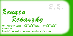 renato repaszky business card